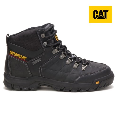 Pánské Pracovní Boty Caterpillar Threshold Waterproof Steel Toe Černé (CZ-9TME)